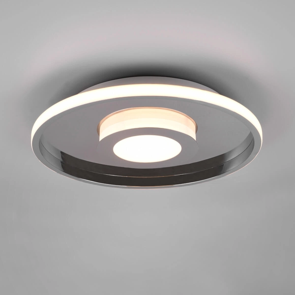 Plafon do holu ASCARI 680819306 Trio LED 35W 3000K IP44 okrągły biały chrom
