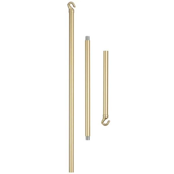 Metalowa lampa wisząca Sticks ST-1001-10 GOLD Step modernistyczna złota