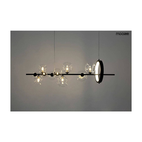 Modernistyczna lampa wisząca Alure bubbles LED 15W czarna