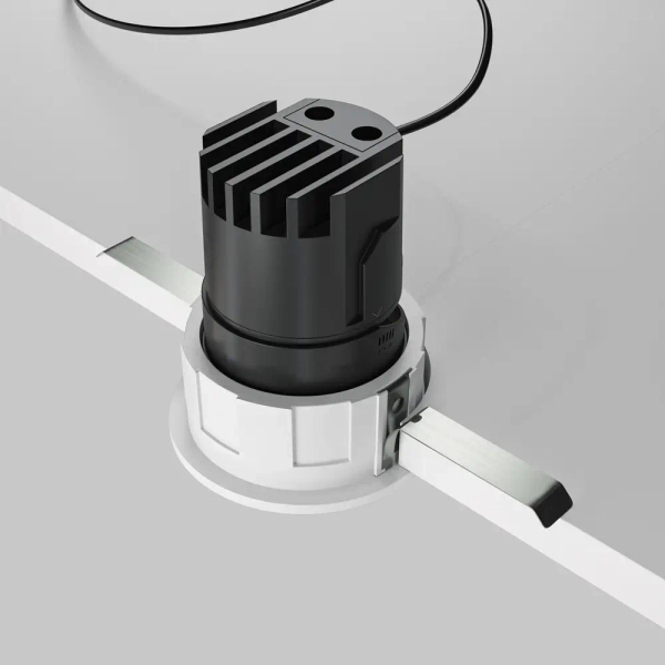 Wpuszczana ledowa oprawa Wise DL057-7W3K-B LED 7W 3000K czarna