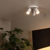 Lampa sufitowa z regulacją PUNCH 13958/13/31 Lucide potrójna biały