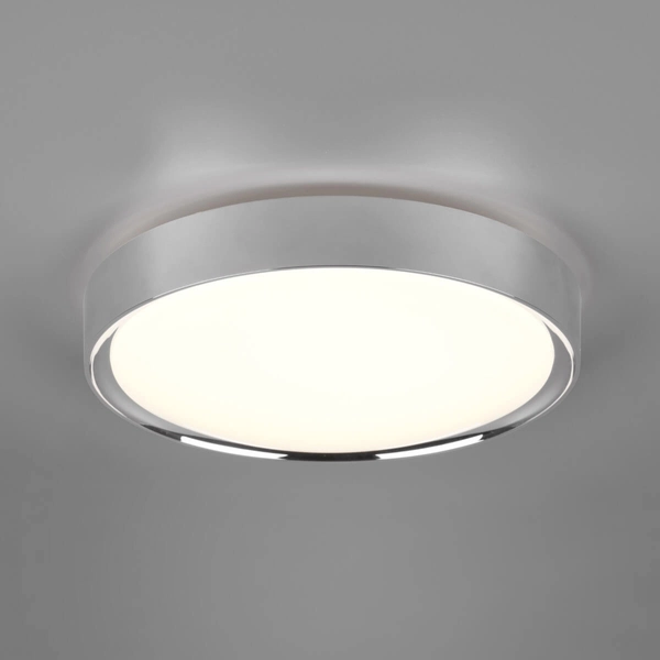Łazienkowy plafon CLARIMO 659011806 Trio LED 18W 3000K IP44 biały chrom