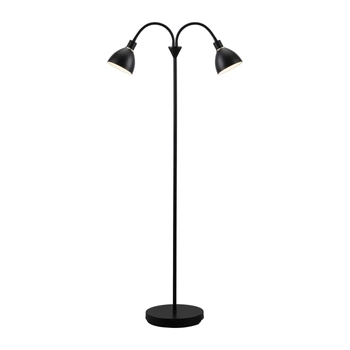 Loftowa lampa podłogowa Ray 63224003 Nordlux podwójna czarna