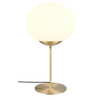 Lampa stolikowa FOMENTO 563100108 Trio do sypialni kula złoty biały