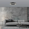 Owalna lampa sufitowa PURE LINES czarna 6310-13 1xLED 21W 2200-5500K na pilot CCT