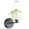 Ścienny kinkiet ceramiczny Tordi WL-94721-1A-YLL LED 8W 3000K beżowa biała