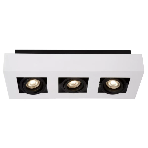 Podłużna lampa sufitowa XIRAX 09119/16/31 Lucide biała czarna