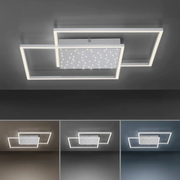 Plafon YUKI biały 6024-55 3xLED 57W 2700-5000K kwadratowa oprawa