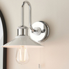 Łazienkowy kinkiet L&-195508 Light& z włącznikiem IP44 biała chrom