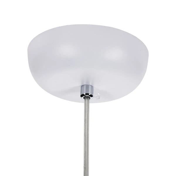 Lampa wisząca SILK FLAT ST-2328-60 z tkaniny kula biały