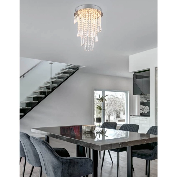 Sufitowa lampa Pomp R67341106 LED 18W 2700-6500K przezroczysty chrom