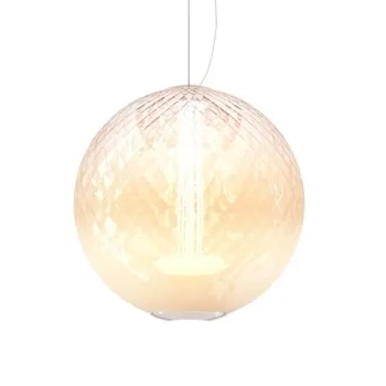 Kulista lampa wisząca okrągła Bruma MOD397PL-L15CH2.7K LED 15W 2700K chrom