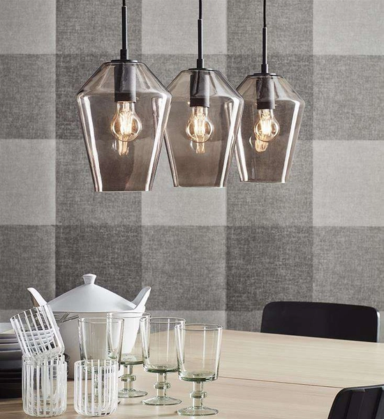 LAMPA wisząca RETRO 107132 Markslojd metalowa OPRAWA listwa ZWIS szklany przydymiony