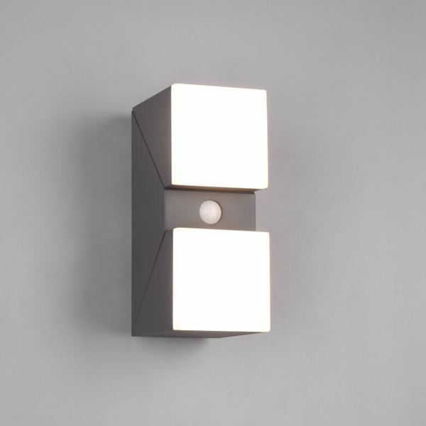 Regulowana lampa ścienna HADOR DL242270669 LED 7W 3000K IP54 antracyt