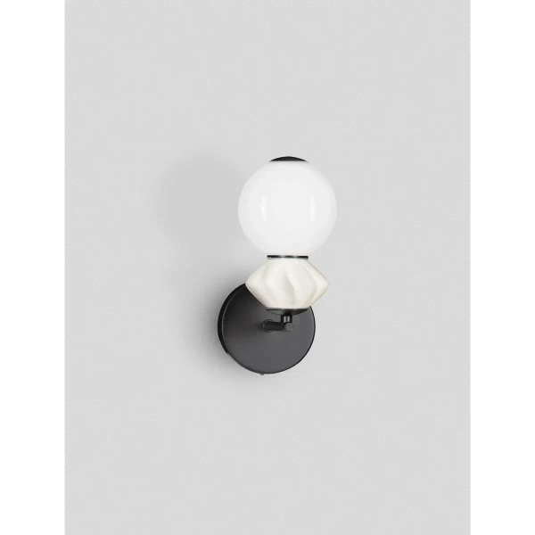Kinkiet ścienny ceramiczny MONRETA LE45234 LED 6W 3000K na korytarz szary