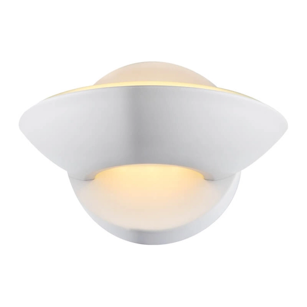 Kinkiet LAMPA ścienna SAMMY 76003 Globo metalowa OPRAWA LED 7,5W biała