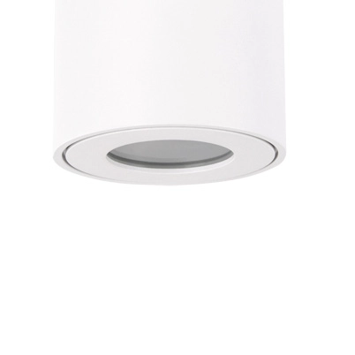 Zewnętrzna LAMPA sufitowa ZORBA DWL 03954 Ideus metalowa OPRAWA tuba outdoor IP54 biała