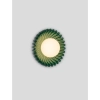 Ceramiczna lampa ścienna ALMENDA LE45269 talerz zielony