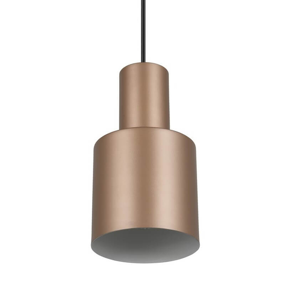 Lampa wisząca ELIOR DL165319400 Trio z regulacją walec brązowy