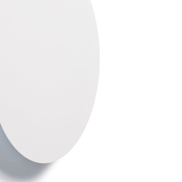 Metalowa lampa ścienna Ring 7640 LED 12W 3000K biała do sypialni