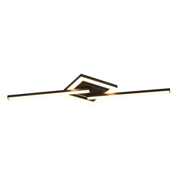 Sufitowa lampa ledowa Viale R67303132 17W 3000K czarna