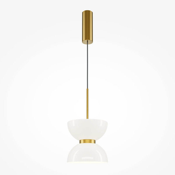 Zawieszana lampa Kyoto MOD178PL-L11G3K Maytoni LED 11W 3000K złota biała