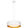 LAMPA wisząca VERO 10449301 Kaspa metalowa OPRAWA okrągły zwis biały