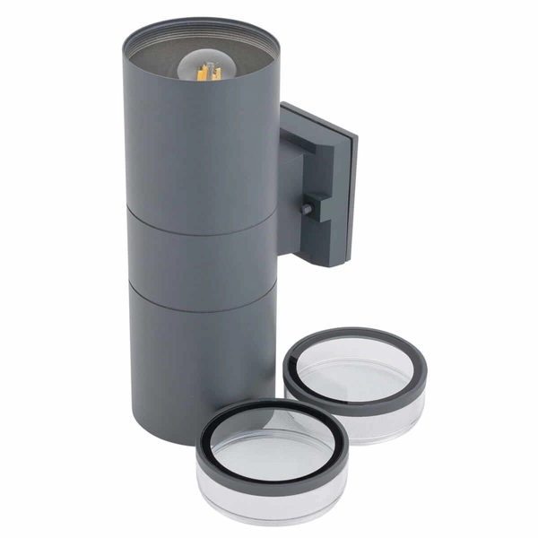 Elewacyjna lampa Rock 10688 Nowodvorski IP44 tuba metalowy grafitowy