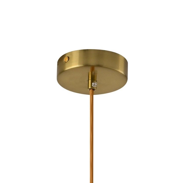 Sypialniana lampa wisząca Pearl SMP0093 Step kula art deco złota
