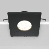 Kwadratowa lampa łazienkowa do zabudowy Stark DL083-01-GU10-SQ-B czarna