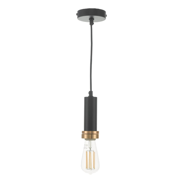 Zawiesie do lampy SP6522 Dar Lighting nad stół czarne złote