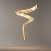 Wisząca lampa spiralna Krone P097PL-L48BS3K LED 48W 3000K mosiądz