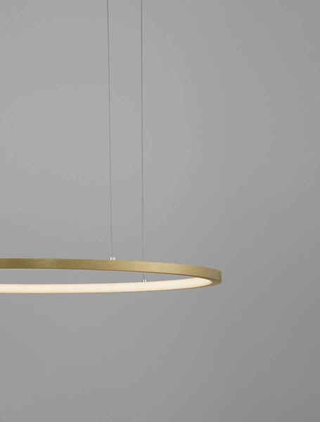 Lampa wisząca TOLUCA LE42777 LED 36W 3000k okrągła nad łóżko złota