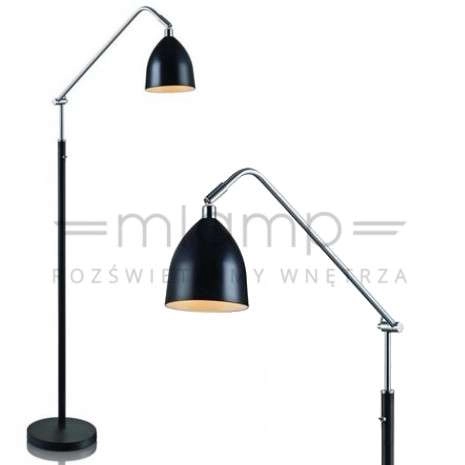 LAMPA podłogowa FREDRIKSHAMN 105023 Markslojd stojąca OPRAWA metalowa czarna