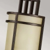 LAMPA ścienna Fusion FE-FUSION1 Elstead FEISS półokrągła OPRAWA metalowy kinkiet brąz biały