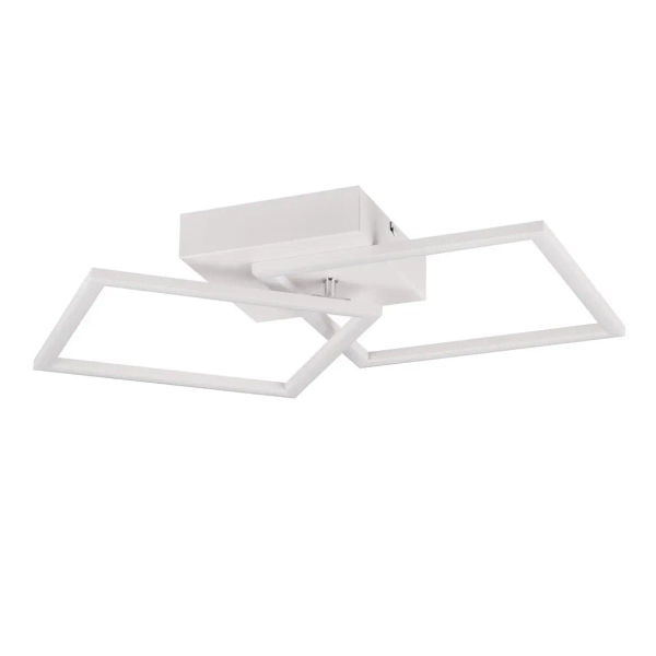 Kwadratowa lampa TRAIL R64492131 biała LED 20W 4000K sufitowa