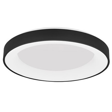 Plafoniera LAMPA sufitowa TOME SMART LE41510 Luces Exclusivas okrąga OPRAWA plafon LED 50W 3000K - 4000K metalowy czarny
