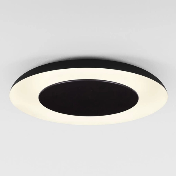 Okrągła lampa sufitowa CAPINOTA LE44802 LED 38W 2700-4000K czarny biały