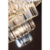 Kryształowa lampa wisząca Eulalia EUL1250 glamour kryształki chrom