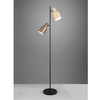 Lampa podłogowa ELIOR DL217419400 Trio z przełącznikiem nożnym beżowa brązowa