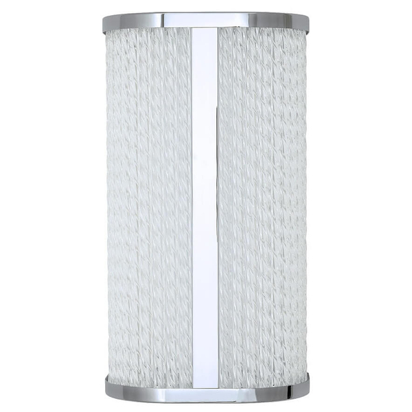 Kinkiet Palmas 10729 LED 15W 4000K IP44 szklany chrom transparentny