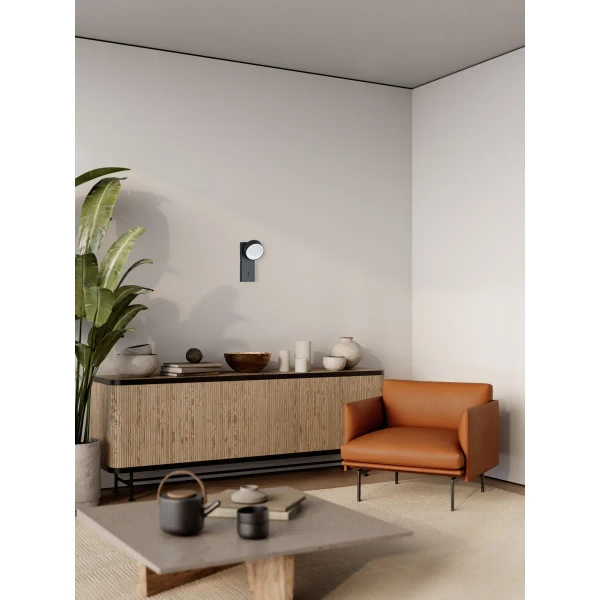 Lampa ścienna z włącznikiem Fonten WL-47380-1-BK LED 1,8W 4000K czarna
