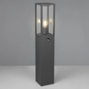 Słupek ogrodowy KORIEL DL142401869 z czujnikiem ruchu IP44 antracyt
