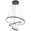 Ledowa zwisająca lampa obręcz Beliza 72346 LED 90W 3000-6500K czarny