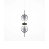 Kulista lampa wisząca Double Moon MOD478PL-L8B3K czarna LED 8W 3000K nad stół