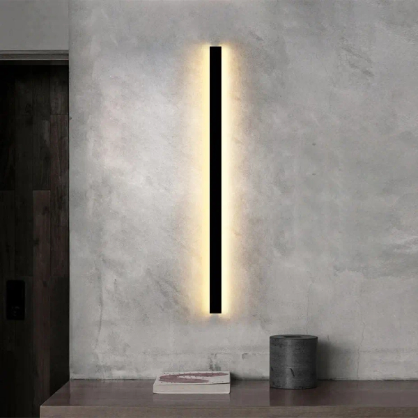 Podłużny kinkiet ścienny BAR T CGBART120WH LED 39W 3000K czarny