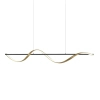 Wisząca lampa Q-SWING mosiądz antracyt 2385-13 1xLED 24W CCT nad stół