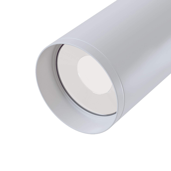 Punktowa lampa sufitowa Focus C018CL-01W z regulacją biała