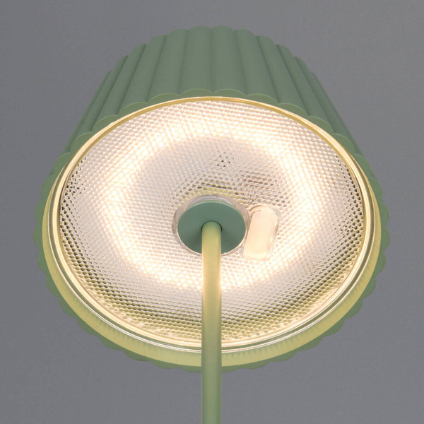 Stojąca lampa ledowa Suarez R47706149 LED 2W 3000K IP44 zielona