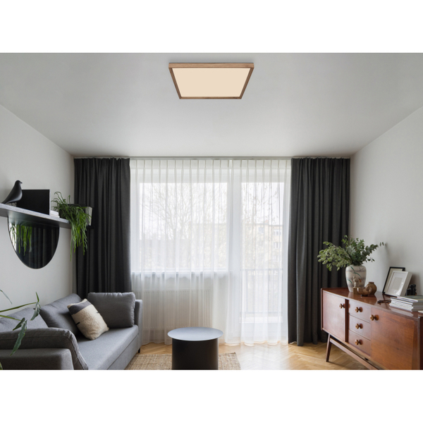 Przysufitowa lampa Cinderella 41595D3 eko LED 36W 2700-4500-6500Kdrewno
